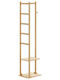 vidaXL vidaXL Boden Kleiderständer aus Bamboo Braune 38,5x30x156cm
