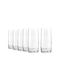 Krosno Set Glasses for Water Whiskey and Cocktail Crystal 350ml 6 Pieces