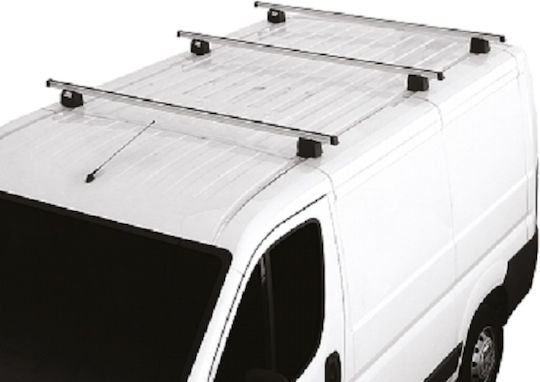 Fabbri – Citroen Jumpy 04/16> Aluminum Car Roof Bars Professional Heavy Duty 150 Cm Set 3 Bars Includes Locks