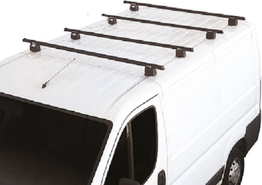 Fabbri – Peugeot Traveller 06/16> Car Roof Bars Iron Professional Heavy Duty 150 Cm Set 5 Bars Includes Locks