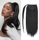Remy Hair Extension με Φυσική Τρίχα Ρεμί σε Ανοιχτό Μαύρο Χρώμα 1 65cm