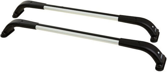 Hermes Gs2 Set of 2 Car Roof Bars with Anti-theft System for Opel Corsa C 2001-2006 3/5 Door Hatchback Roof Rack Legs