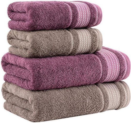 SteweHome Set Prosoape De Baie 4 Buc Ste-024909-V51504