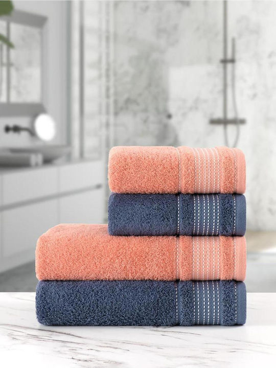 SteweHome Bath Towels Set 4pcs
