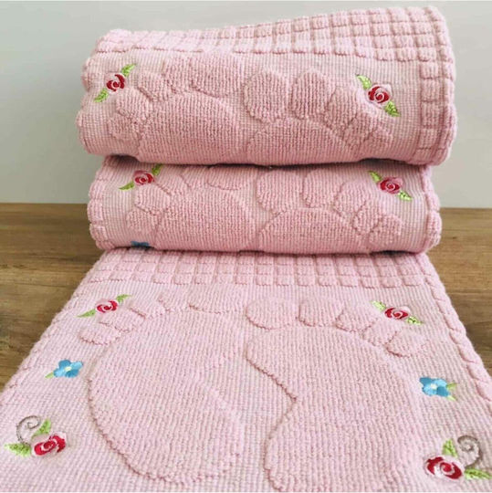 SteweHome Set Cotton Bath Mats STE-024751-V51151 Grey 50x70cm 3 Pieces