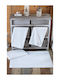 SteweHome SteweHome Badematten Baumwollset Weiß 50x70cm 4 Stück