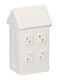 Relaxdays Suport Pentru Lumânări În Culoare Albă 12x5.5x6 cm