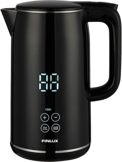 Finlux Електрическа Кана 1.7l 2200W Черна