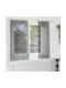 vidaXL vidaXL Set Vorhänge Fenster mit Oberer Registerkarte Dunkelgrau 140x175cm