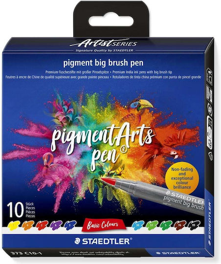 Staedtler Brush Μαρκαδόροι Ζωγραφικής Σετ 10 χρώματα