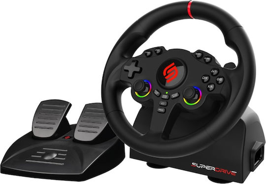 Subsonic 220 RS Volan cu Pedale pentru PC / PS3 / PS4 / Switch / Switch 2 / Xbox Seria X/S