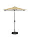 Round Aluminum Yellow Garden & Terrace Parasol Φ2.3m