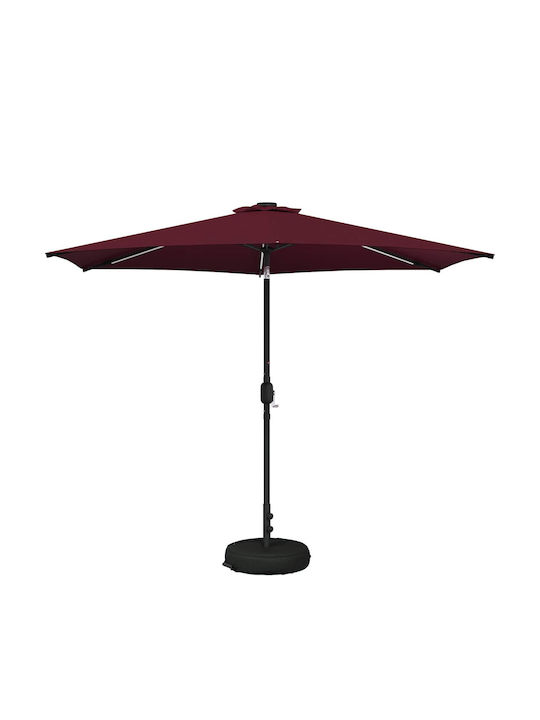 Round Aluminum Turquoise Parasol Φ3m