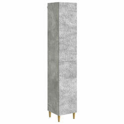 vidaXL Стенна Колона За Баня M33xД34.5xВ90cm Сива