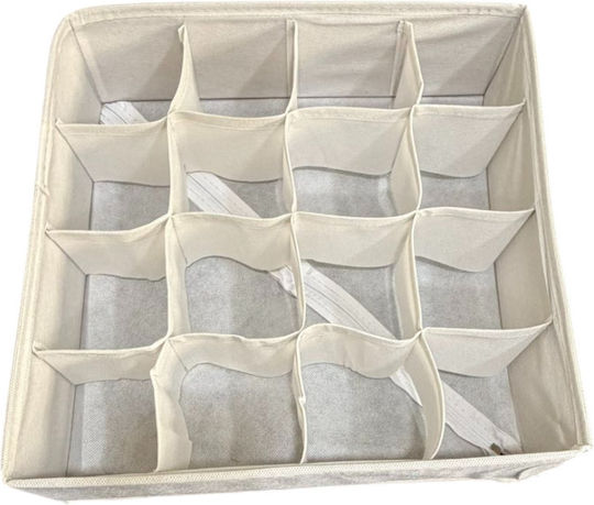 Υφασμάτινη Θήκη Αποθήκευσης Ρούχων 32x32x10cm