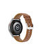 Дермен Каишка Stitched Amazfit GTR 4 46 мм Кафяв
