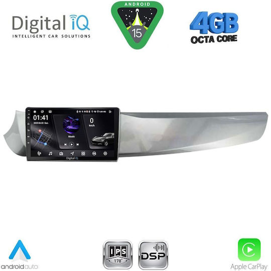 Digital IQ Car Audio System for Alfa Romeo Giulietta 2010-2014 Bluetooth USB WiFi GPS Apple CarPlay Android Auto with 9" Touch Screen