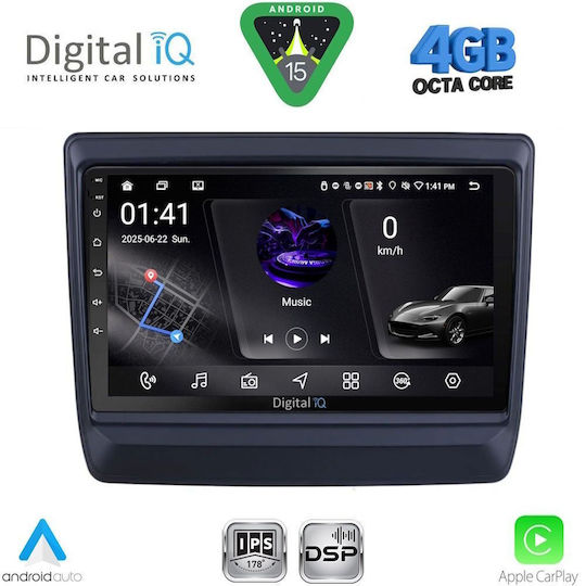 Digital IQ Ηχοσύστημα Αυτοκινήτου Isuzu D-Max 2020 (Bluetooth/USB/WiFi/GPS/Apple-Carplay/Android-Auto) με Οθόνη Αφής 9"