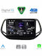 Digital IQ Auto-Audiosystem für Jeep Compass 2016-2021 mit Klima (Bluetooth/USB/Eingebautes Wi-Fi/GPS/Apple CarPlay/Android Auto) mit 10" Touchscreen