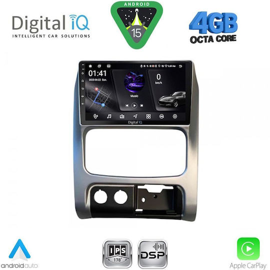 Digital IQ Car Audio System for Jeep Cherokee / Liberty 2002-2007 (Bluetooth/USB/WiFi/GPS/Apple CarPlay/Android Auto) with 9" Touch Screen