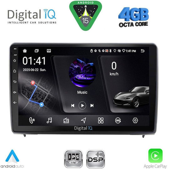 Digital IQ Car Audio System for Ford EcoSport 2018-2023 Bluetooth USB WiFi GPS Apple CarPlay Android Auto with 10" Touch Screen