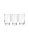 Borgonovo Set Pahare Din Sticlă 420ml 3 Bucăți