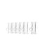 Borgonovo Borgonovo Set Brillen aus Glas 45ml 6 Stück