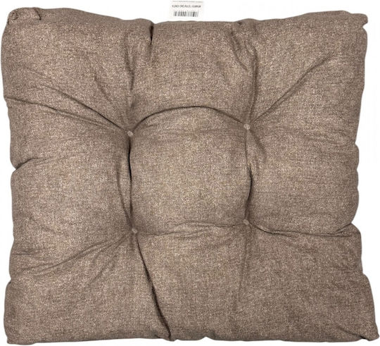 Gartenstuhlkissen Bambus Braun Taupe 38x38cm