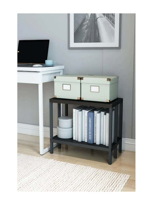 Black Bookcase 55x30x53.5cm