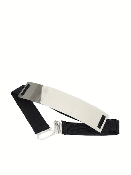 Wide Women's Silver Belt