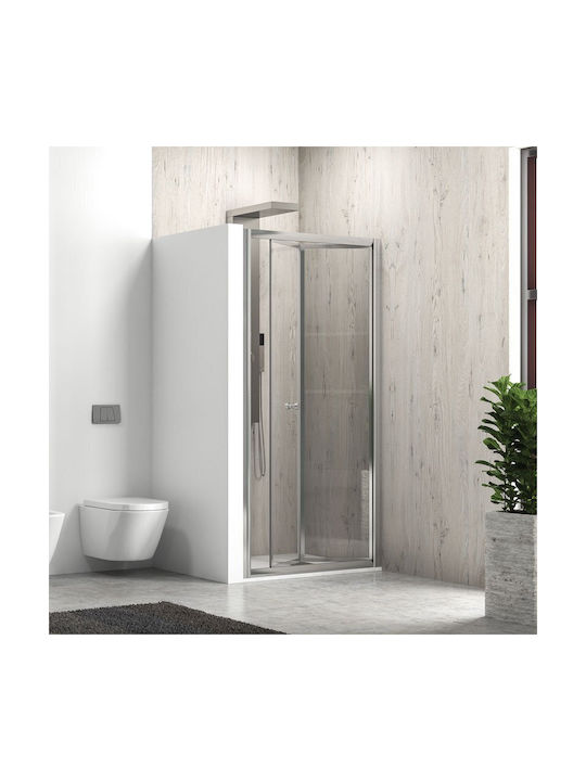 Karag M4s Shower Cabin with Foldable Door 91x180cm Clear Glass Cromo