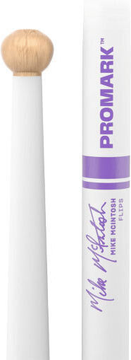 Promark Txdcmm2xw Mike Mcintosh Signature Flips White Drumsticks With Purple Details