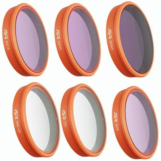 JSR Set of UV CPL Coloured Special Effects ND Light Pollution Lens Filters Diameter 76.2mm for Photographic Lenses