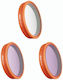 JSR Set of UV / Coloured / Special Effects / CPL / ND / Light Pollution Lens Filters Diameter 76.2mm for Photographic Lenses