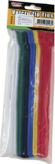 Cable Ties Plastic 125mmx12mm in Multicolour Colour 6pcs DD-06605