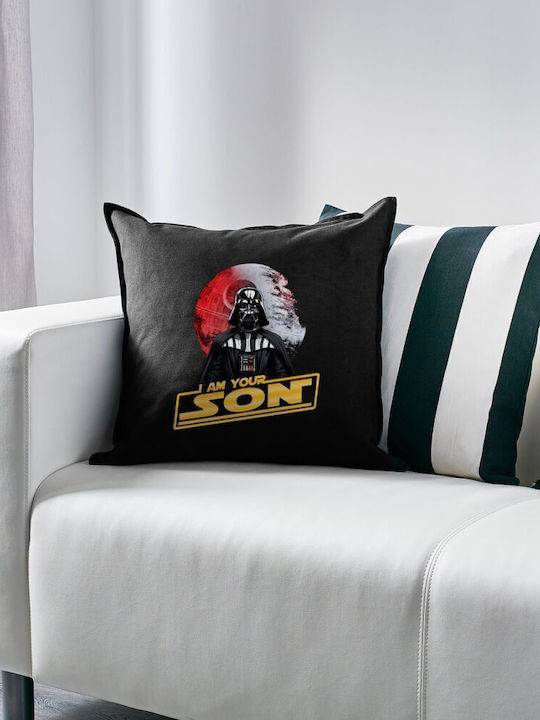 Star Wars I Am Your Son Kids Throw Pillow Black...
