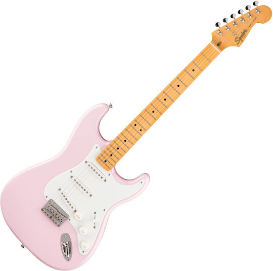 Fender Squier Classic Vibe 50's Stratocaster Hardtail Shell Pink Electric Guitar