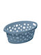 DEA home Bubble Wäschekorb Kunststoff 25lt 59x39x24cm Blau