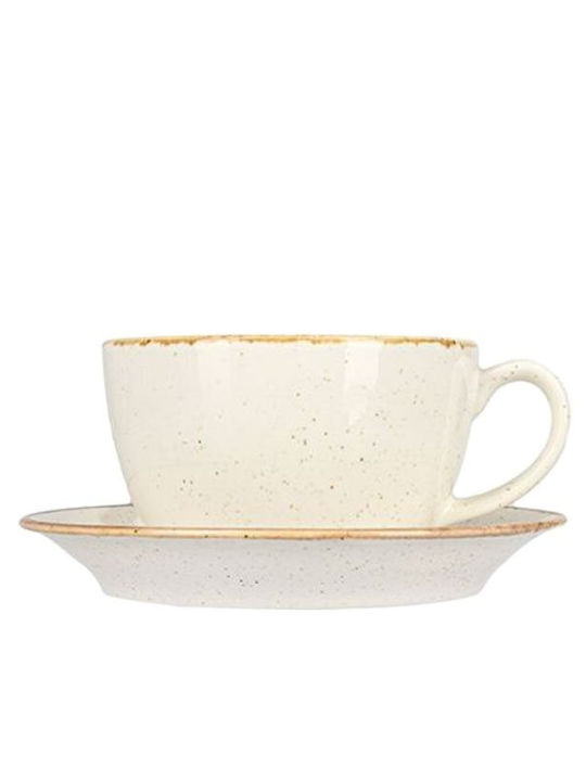 Porland Porcelain Beige Tea Cup 370ml