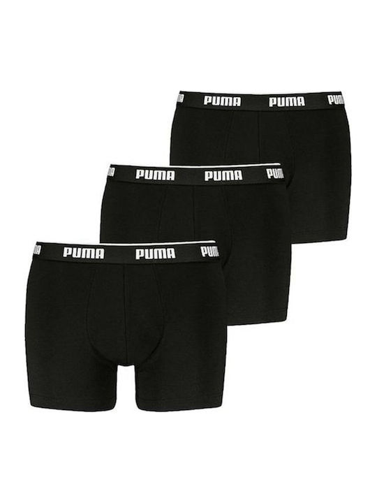 PUMA Мъжки Боксерки Черни 3Pack