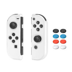 Nintendo Switch 2 Joy-con Xdcase 1 Pereche Husă Protectoare Transparentă Tpu & Set Capace Joystick Transparente