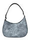 Gallantry Damen Hobo Schultertasche Wasch Denim Effekt Abnehmbarer Gurt Blau