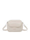 Gallantry Damen Crossbody Tasche Kompakte Struktureffekt Vorderklappe Tasche Beiges