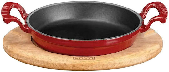 Lava Saganaki Cast Iron with Enamel Coating 20cm