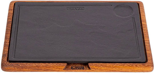Lava Πλατώ Σερβιρίσματος Ξύλινο 25x25εκ.