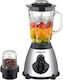 Sokany Blender with Glass Jug 1.5 lt 400W Brown SK-03042