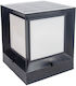 Eurolamp Ηλιακό Φωτιστικό 4W Ψυχρό Λευκό 6000K με Φωτοκύτταρο και Τηλεχειριστήριο 15x15x19εκ.