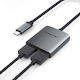 Lemorele USB-C Докинг Станция с HDMI 4K и Свързване на 2 Монитора Черен (LX911H)