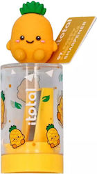 Ξύστρα Fancy I-total Βαρελάκι Διάφανο Poppy Pineapple Xl2687h