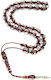 Roloi Komboloi Worry Beads with 33 Beads Made of Resin Length 37cm Multicolour